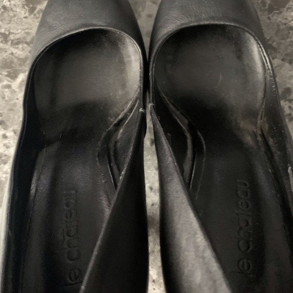 Le Chateau black heels size 9 like new - Picture 8 of 8